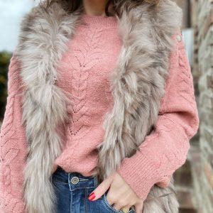Gilet beige Emilie