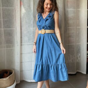 Robe bleue Ludivine