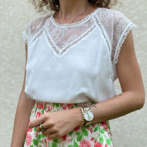 Top blanc Vanessa