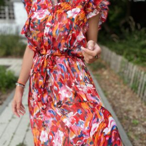 Robe orange Océane