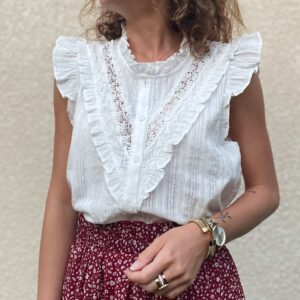 Blouse blanche Lina