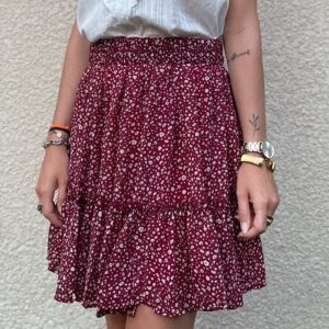 Jupe rouge Ambre