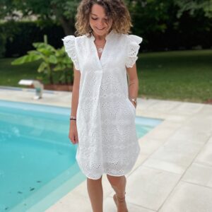 Robe blanche Leslie