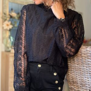 Blouse noire Tiphaine