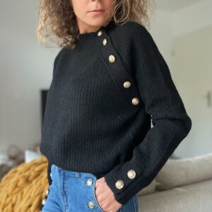 Pull noir Zoé