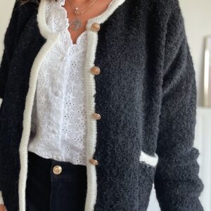 Gilet noir Nadège