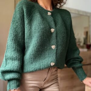 Gilet vert Lise