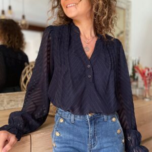 Blouse marine Lana