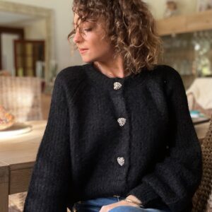 Gilet noir Lise