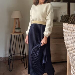 Jupe marine Céleste