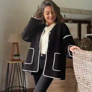 Veste noire Carolina