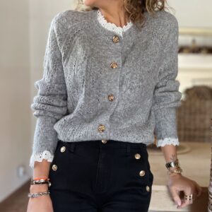 Gilet gris Céline