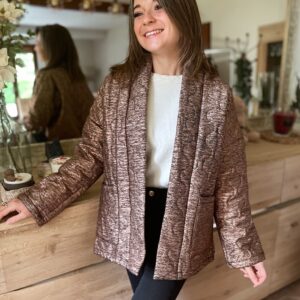 Veste bronze Isabelle