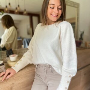 Pull beige Anastasia