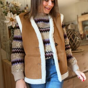 Veste camel Adèle