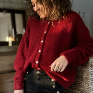 Gilet rouge Esmée