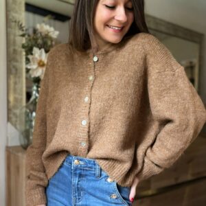 Gilet camel Elena