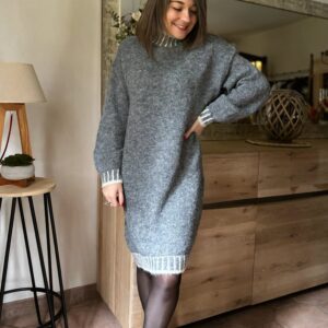 Robe grise Noélie