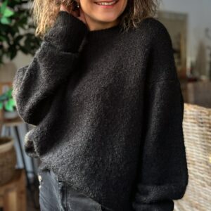 Pull noir Cécilia