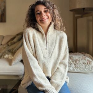 Pull beige Daphnée
