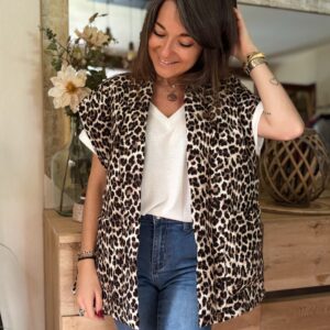 Veste léopard Nath
