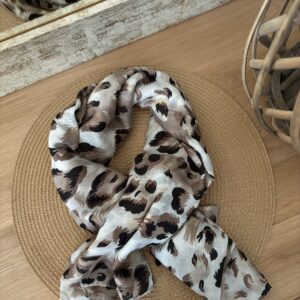Foulard imprimé léopard Ezalia
