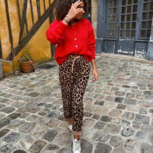 Pantalon léopard Lucas