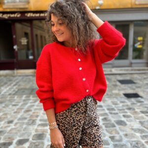 Gilet rouge Elena