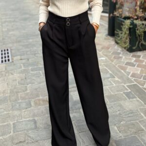 Pantalon noir Gabin