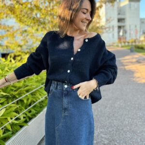 Gilet marine Elena