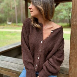 Gilet chocolat Elena