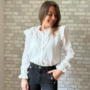 Blouse blanche Lizie