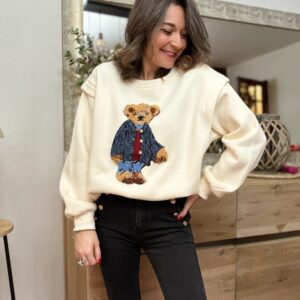 Sweat beige Teddy