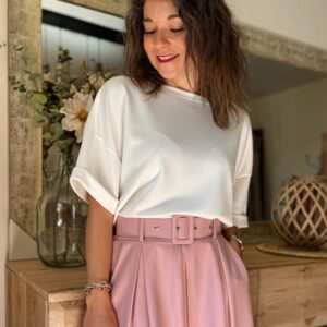 Top oversize blanc Sacha