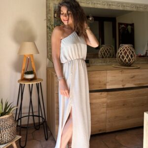 Robe beige Isadora