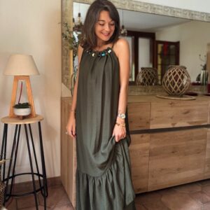 Robe kaki Candice