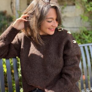 Pull chocolat Henri