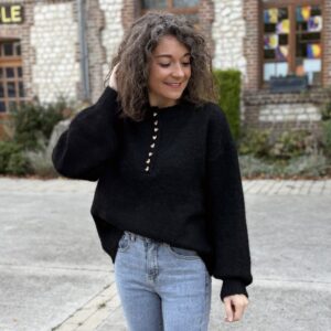 Pull noir Jonas