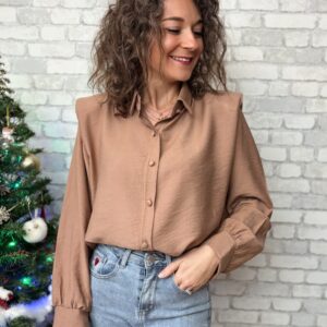 Chemise camel Tiega