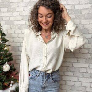 Chemise beige Tiega