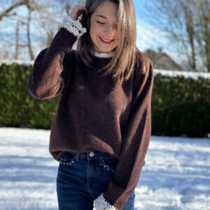 Pull chocolat Evan