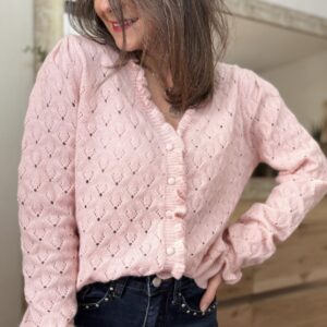Gilet rose Émile