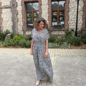 Robe à motif marine Azélia