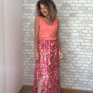 Jupe framboise Elia